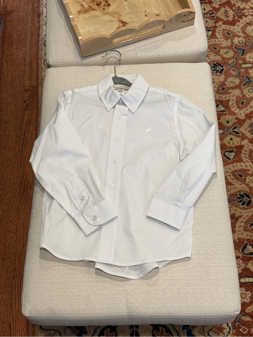 The Beaufort Bonnet Company White Button-Down Dress Shirt NWT size 4T